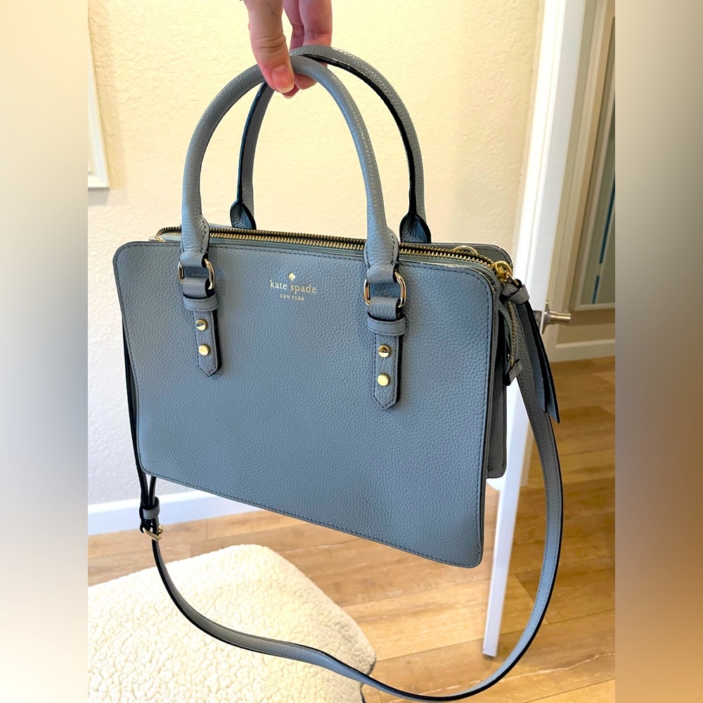 Kate Spade Leather Blue Purse